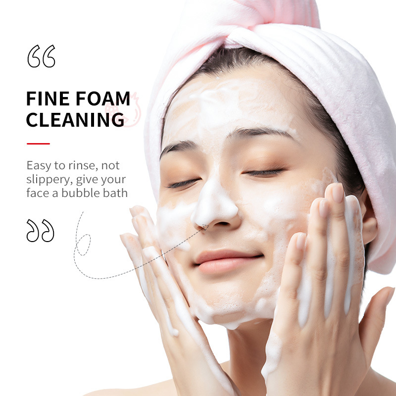 Vitamin C  Face Cleansers 100g Skin Care Cleaner Shrink Pore Deep Cleaning Care Skin Rejuvenation moisturizing Face Wash Oil Control