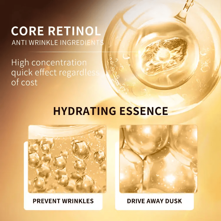 3 in 1, Collagen Serum + Retinol Serum Eye Essence + Collagen Cream , Anti Aging, Face Moisturizer, Anti Wrinkles anti Eye Puffiness, Fade Eye Dark Circles and Eye Bags