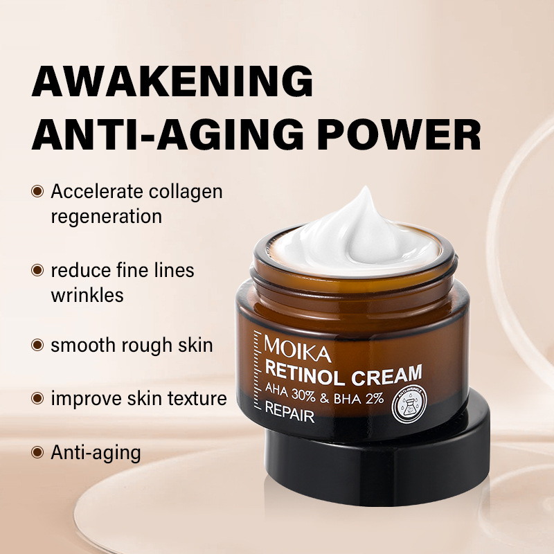 MOIKA Retinol Face Cream Firming Lifting Anti-Wrinkle Brightening Moisturizing Skin Care Retinol Face Cream