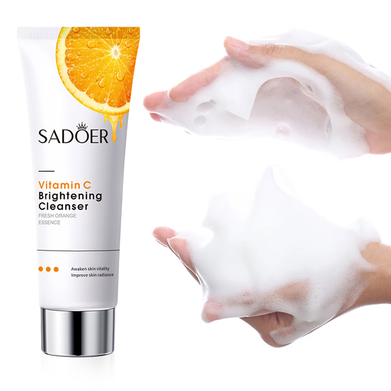 2 in 1 Vitamin C Serum + VC Cleanser , Moisturizing, Anti Aging, Anti Wrinkles, Anti Acne, Dark Spots Remover