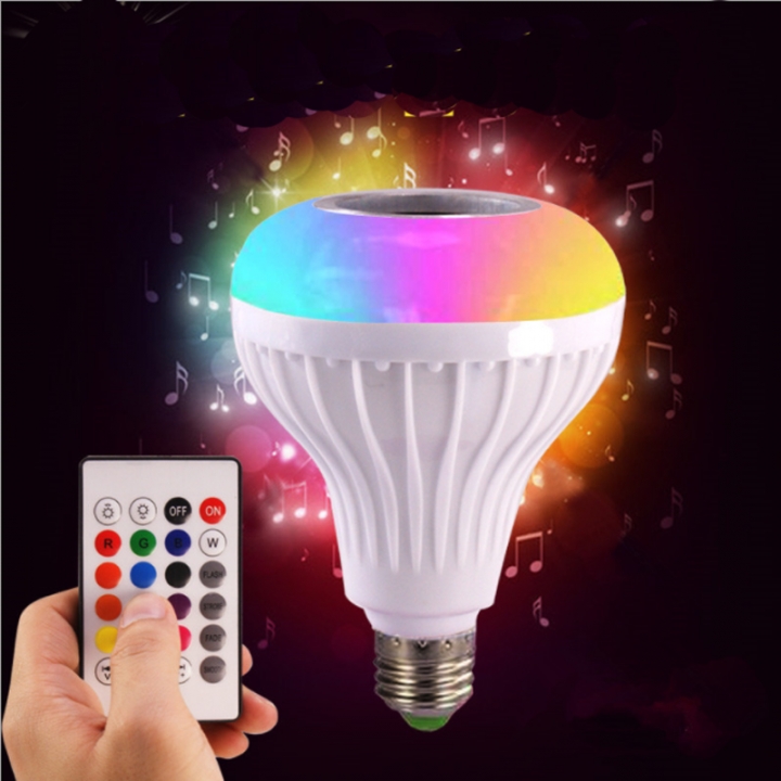 Intelligent Bluetooth music bulb Bluetooth speakers wireless remote control audio loudspeaker sound Intelligent Bluetooth music bulb Bluetooth speaker wireless remote control audio loudspeaker sound