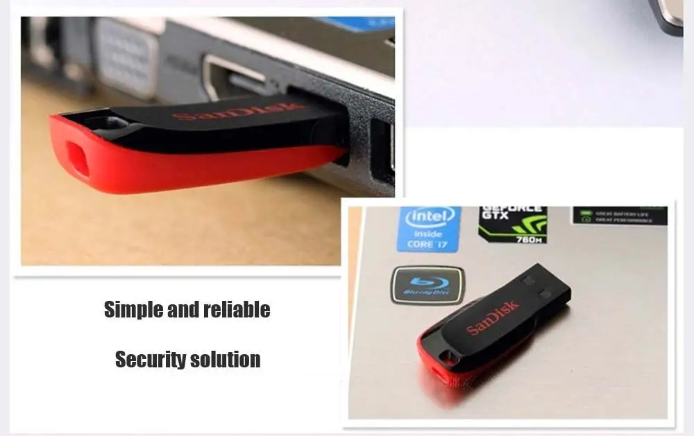 SanDisk 32G 64G ultra thin and mini mobile high speed flash drive flash disk flashdisk U disk as shown sd-002 32G 1
