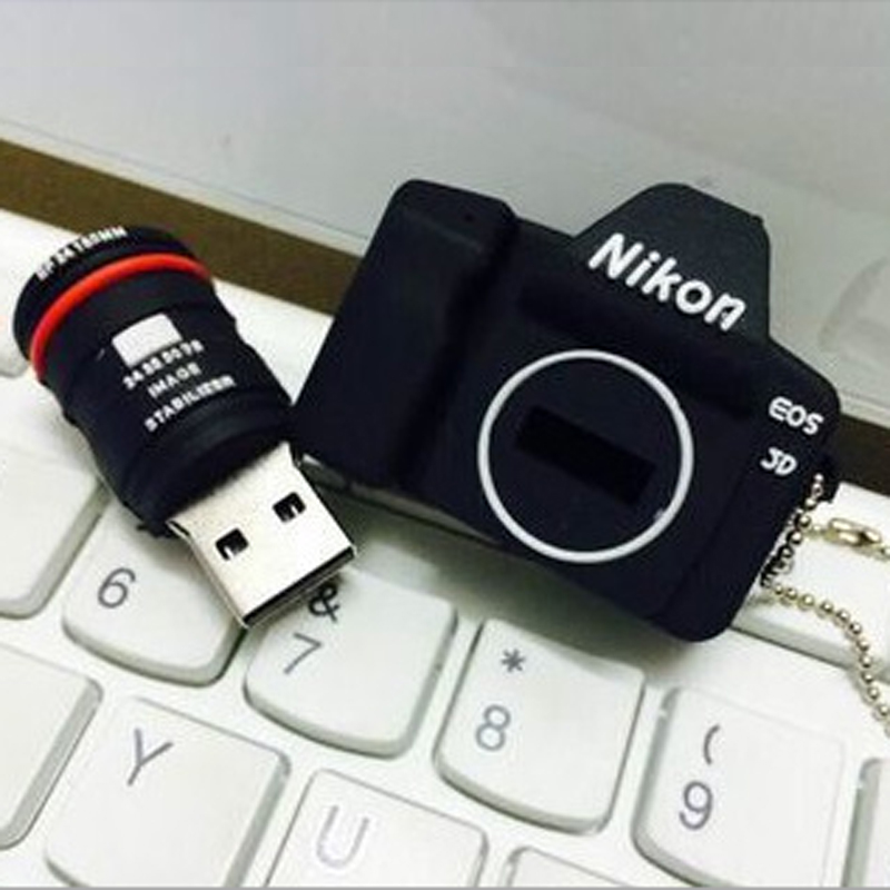 Creative Mini cute SLR camera 16g 32g 64g USB Flash Drives U disk flashdisk flash disk flash drive flashdisks flashdrives pendrive pendrives Computers & Accessories > Data Storage