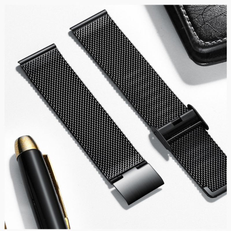 FitDisk Business Leisure Quartz men watches waterproof Nightlight Mesh belt men watch male watch