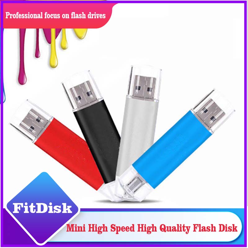 Two in one 64G 32G 128G OTG USB Flash Drives for micro mobile phone and computer flash disk flashdisk USB flash drive flash disks flashdrives flashdisks pendrive pen drive  flashdrive 64GB 32GB 128GB