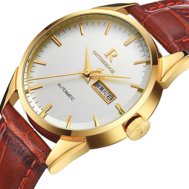 Authentic Swiss watch Waterproof men's Watch Leather belt watch for men Business Watch men watch