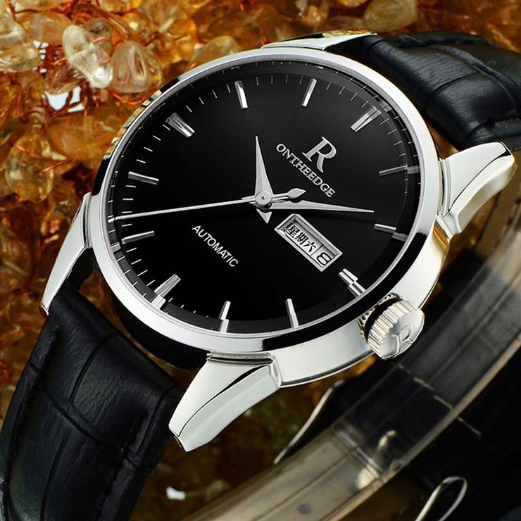 Authentic Swiss watch Waterproof men's Watch Leather belt watch for men Business Watch men watch