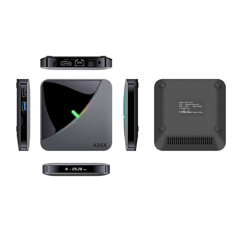 A95x F3 air Android TV box smart player TVbox s905 x3 2G+16g WiFi BT android smart tv box tvbox
