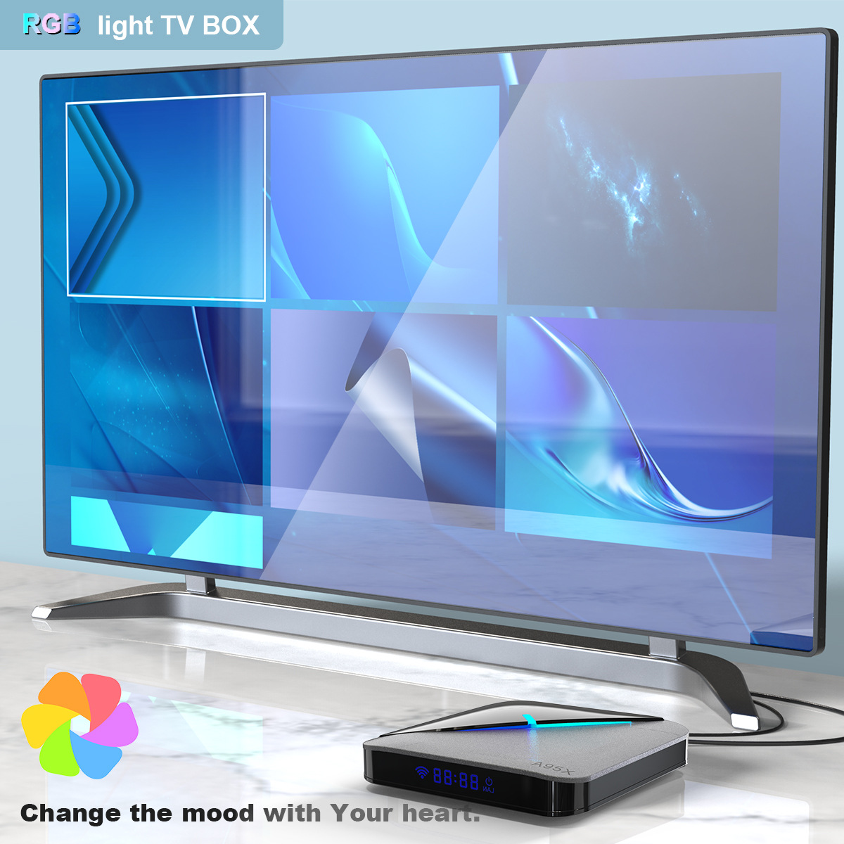 A95x F3 air Android TV box smart player TVbox s905 x3 2G+16g WiFi BT android smart tv box tvbox