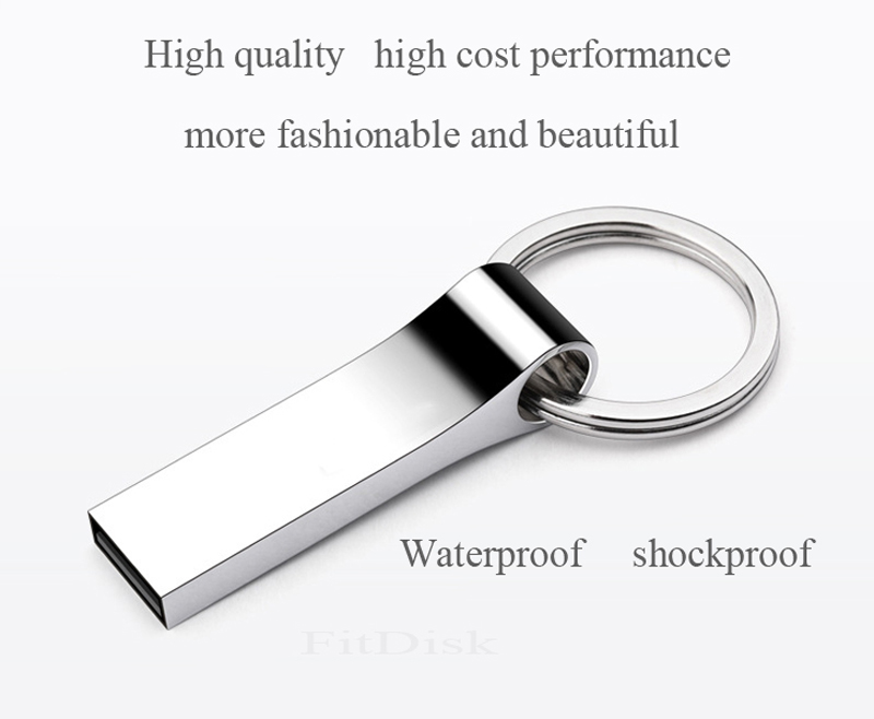 New All Metal Flash Disk 32G 64G flash drive flashdisk U disk flashdrive flashdrive Memory Card USB Adapte USB Flash Drives Computers & Accessories > Data Storage >