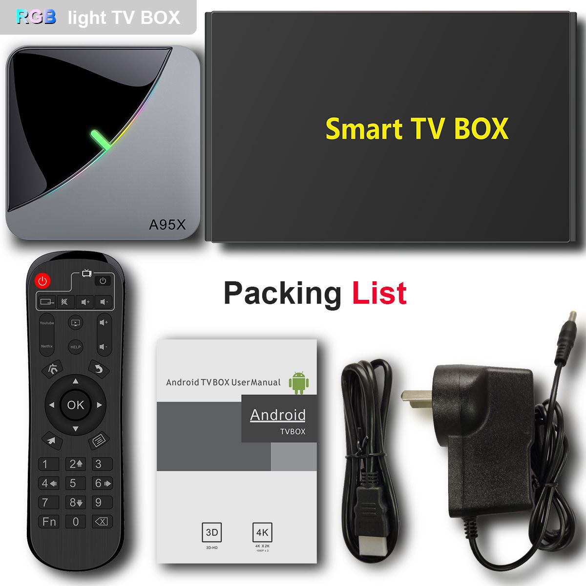 A95x F3 air Android TV box smart player TVbox s905x3 4G / 32g WiFi BT android smart tv box tv boxes