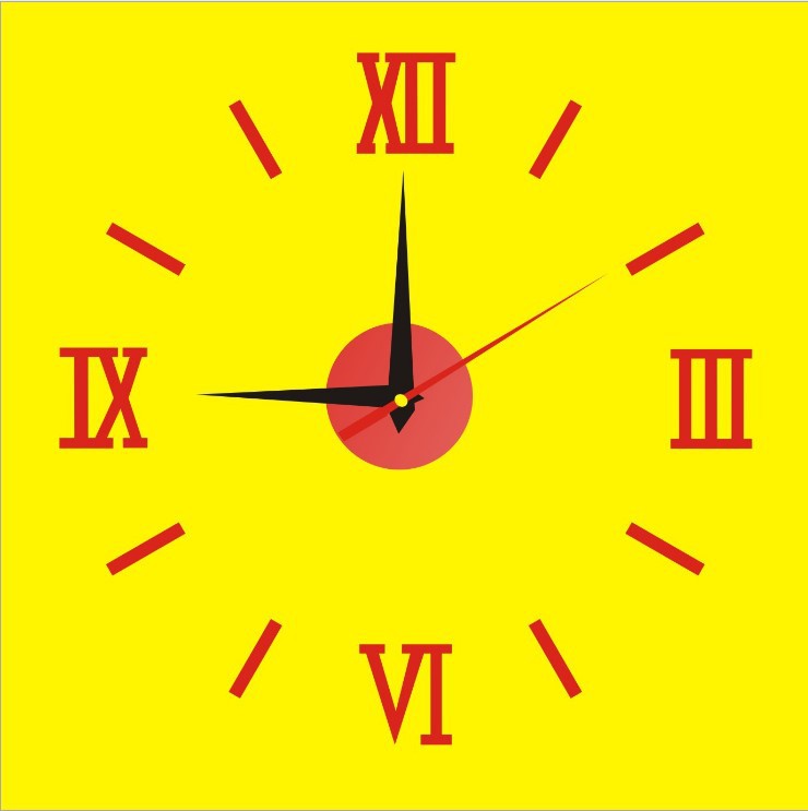 FitDisk Stereoscopic art clock damai original DIY wall clock clocks Original DIY Wall Clocks