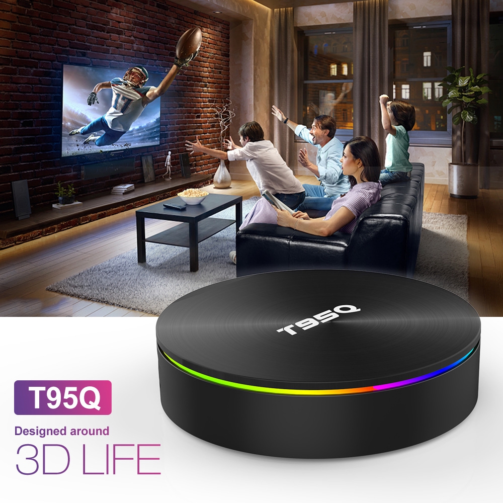 T95q S905x2 Android 9.0 4K intelligent network TV box 4G/32G WiFi BT TVBox Digital TV Receiver