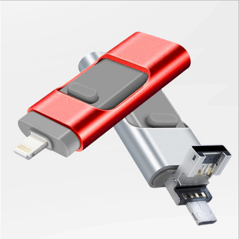 Three in one metal flash disk 16G 32G 64G 128G  iphone usb flash drive 64G flashdisk USB Flash Drives flash drive  flashdrive flashdisks  flashdrives  Data Storage > USB Flash Drives