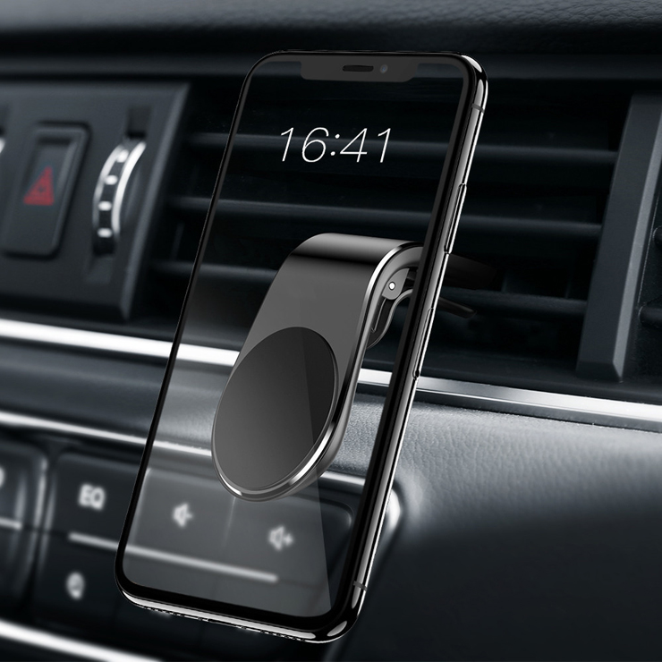 Gravity mobile phone bracket  Automobile air outlet  Universal navigation mobile phone bracket