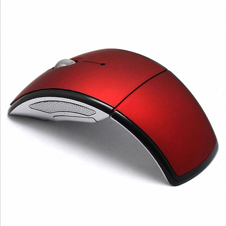 FitDisk Foldable Wireless Arc Optical Mouse Mice with USB Receiver for PC Laptop Notebook Computer Wireless Mouse Computers & Accessories > Computer Accessories & Peripherals > Keyboards