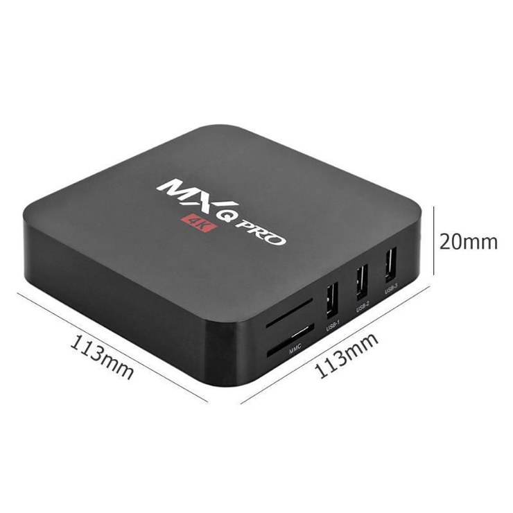 MXQ Pro Quadcore Smart 4K 4G+32G Android 10.1 TV Box HD network player tvbox Digital TV Receiver 4K TVBoxs / Android Box / Android TV Box/ Smart Box Television & Video > Streaming Media Players