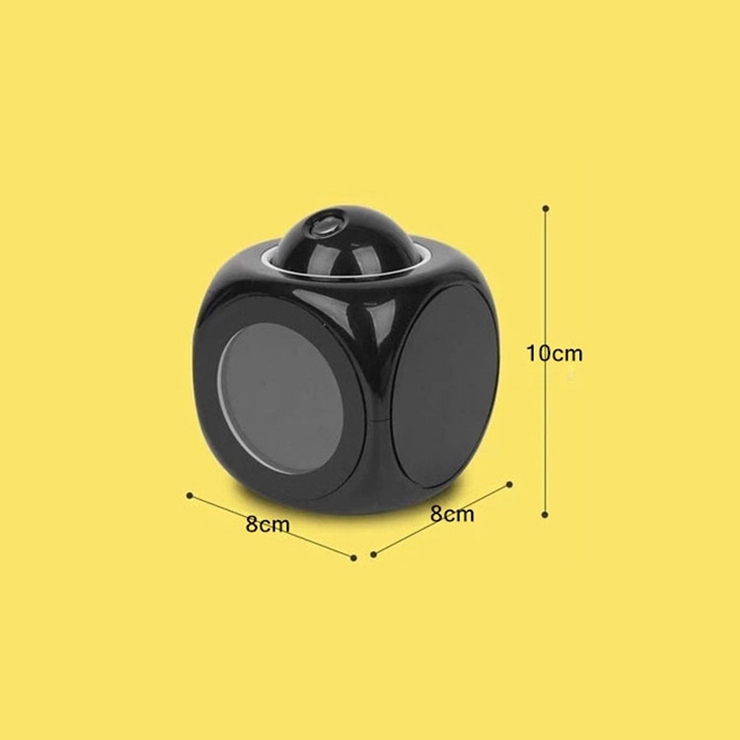 2020 new Multi-function LED projection alarm clock fashion creative home projector alarm clock black