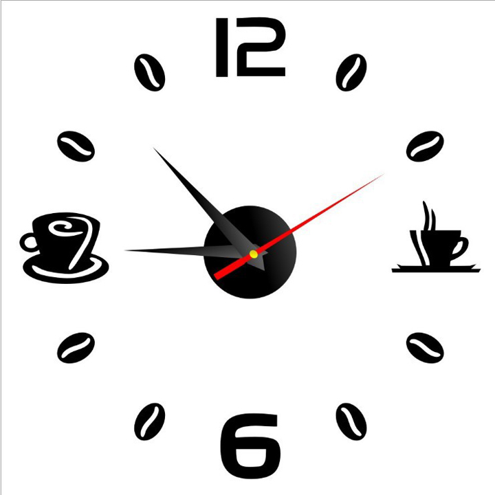 New Hot Selling Digital Wall Clock High-end living room DIY wall sticker decoration acrylic art clock Home & Kitchen > Home Decor > Clocks > Wall Clocks