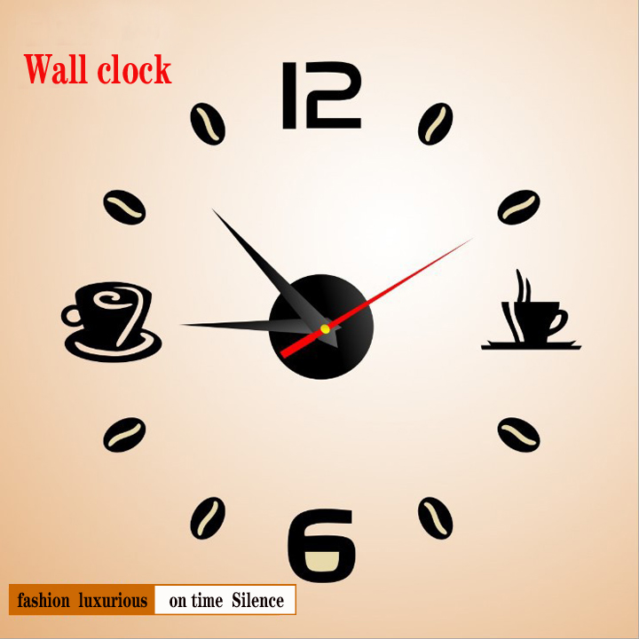 New Hot Selling Digital Wall Clock High-end living room DIY wall sticker decoration acrylic art clock Home & Kitchen > Home Decor > Clocks > Wall Clocks