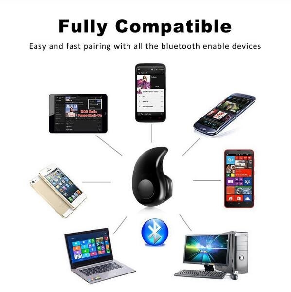 Mini Wireless Bluetooth earphone Blutooth Earphone Stereo Earphones Earpiece Small Sports Cordless