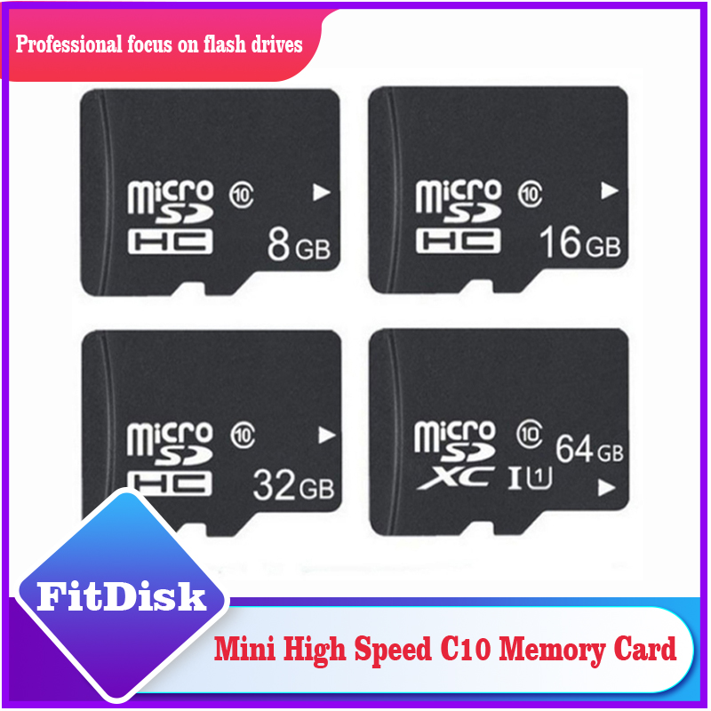 FitDisk Digital High Speed C6  Storage Cards 16G 32G 64G 128G Phone Memory Card micro sd TF Card Memory Cards MemoryCards MemoryCard  16GB 32GB 64GB 128GB