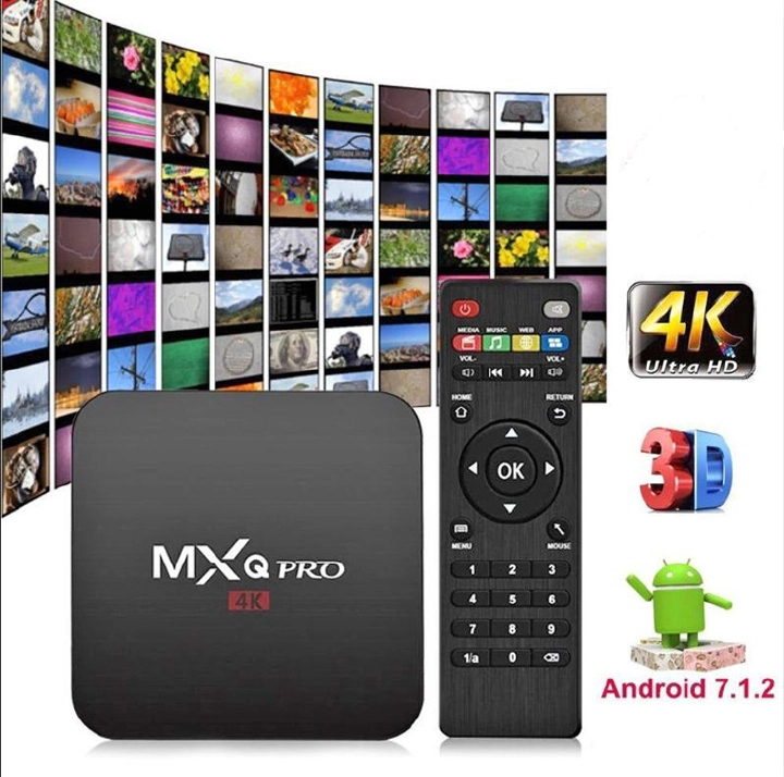 MXQ Pro Quadcore Smart 4K 2G+16G Android 10.1 TV Box HD network player Digital TV Receiver 4K TVBox / Android Box / Android TVBoxs/ Smart Box Television & Video > Streaming Media Players