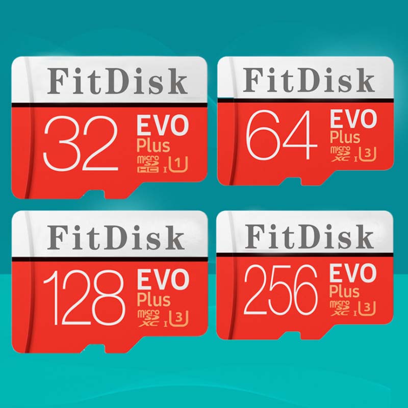 Class 10 Micro SD EVO+ MicroSD  TF card  8G 16G 32GB 64G 128G memory card memory cards memorycards  memorycard Phones & Accessories > Mobile Accessories >