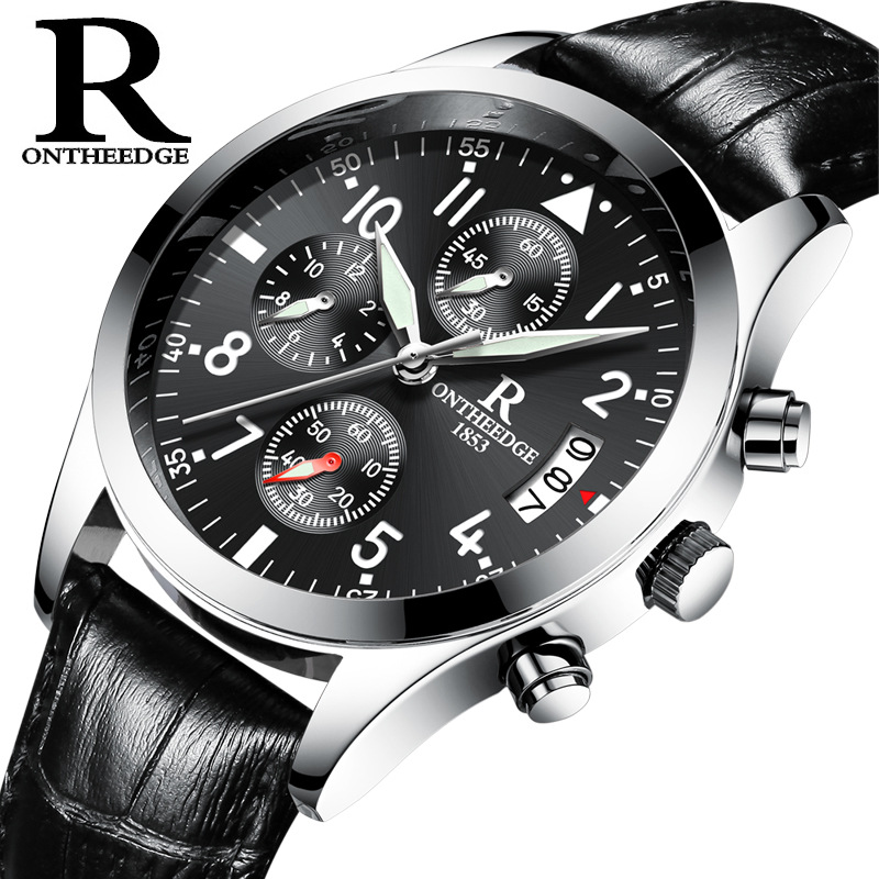 FitDisk Swiss New waterproof fashion business watch men watches Night Light men watch male watches men's Watch Fashion Accessories > Watches > Men watches >