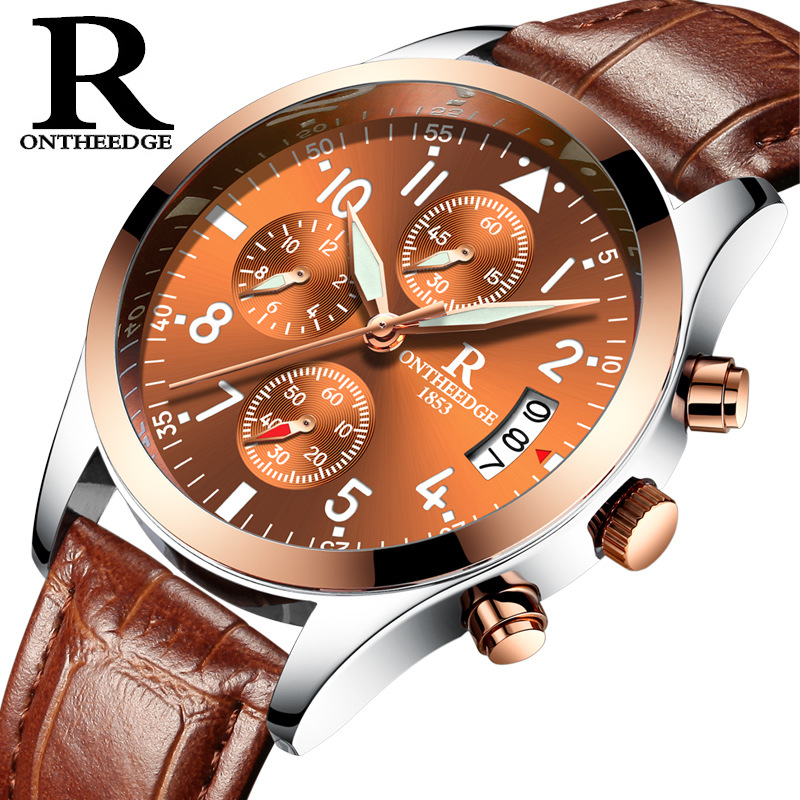 FitDisk Swiss New waterproof fashion business watch men watches Night Light men watch male watches men's Watch Fashion Accessories > Watches > Men watches >