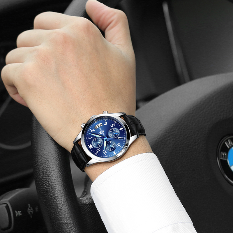 FitDisk Swiss New waterproof fashion business watch men watches Night Light men watch male watches men's Watch Fashion Accessories > Watches > Men watches >