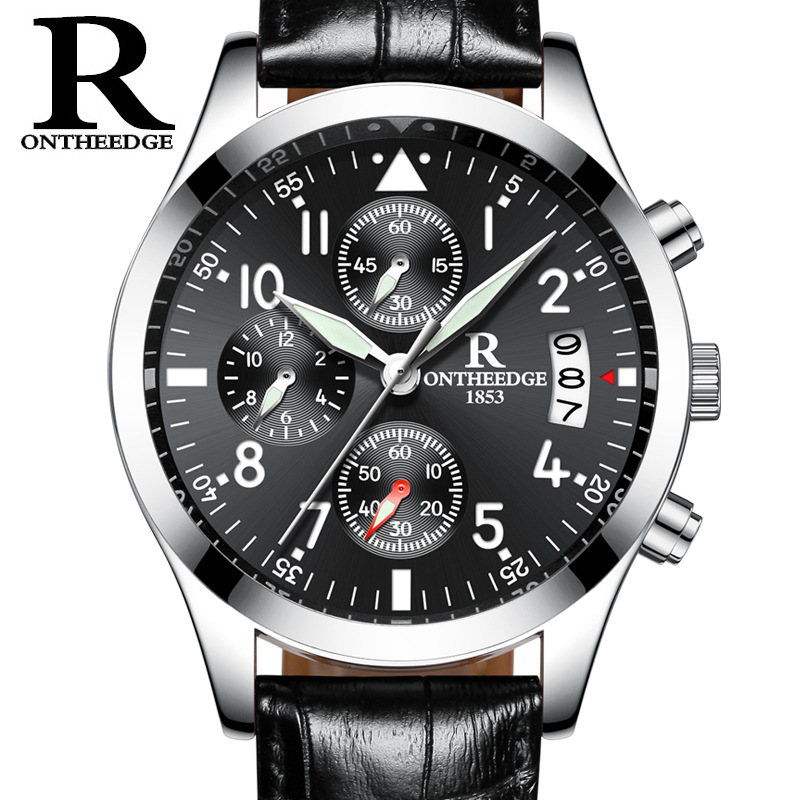 FitDisk Swiss New waterproof fashion business watch men watches Night Light men watch male watches men's Watch Fashion Accessories > Watches > Men watches >