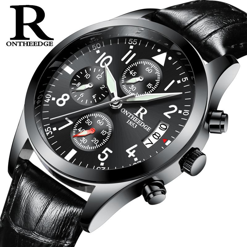 FitDisk Swiss New waterproof fashion business watch men watches Night Light men watch male watches men's Watch Fashion Accessories > Watches > Men watches >