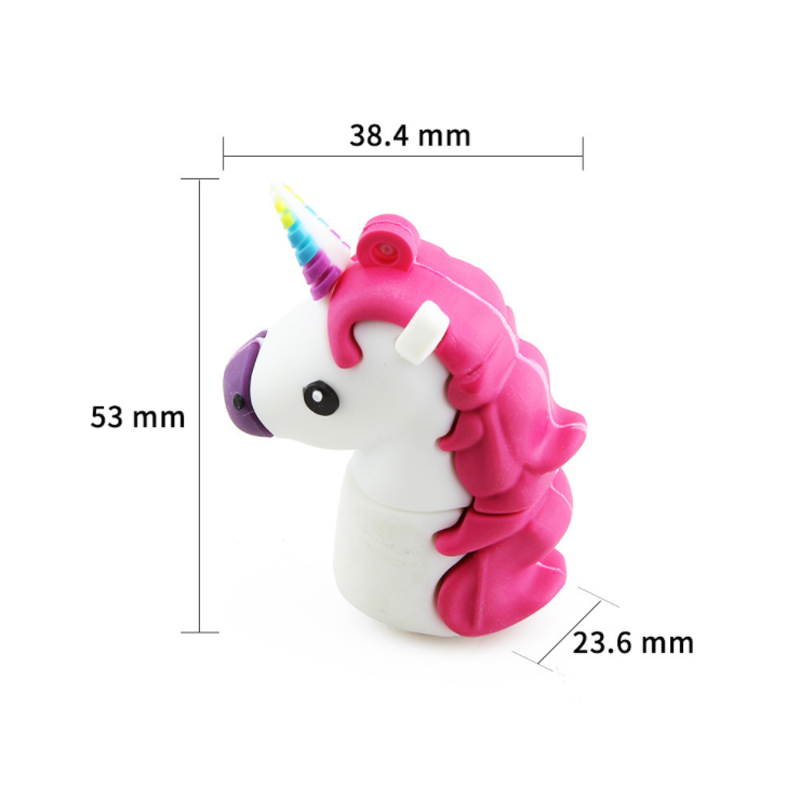 New creative Unicorn PVC cartoon 32g flash disk flashdisk flash drive flashdisks USB Flash Drives  flashdrive  flashdrives pendrive pendrives Computers & Accessories > Data Storage >
