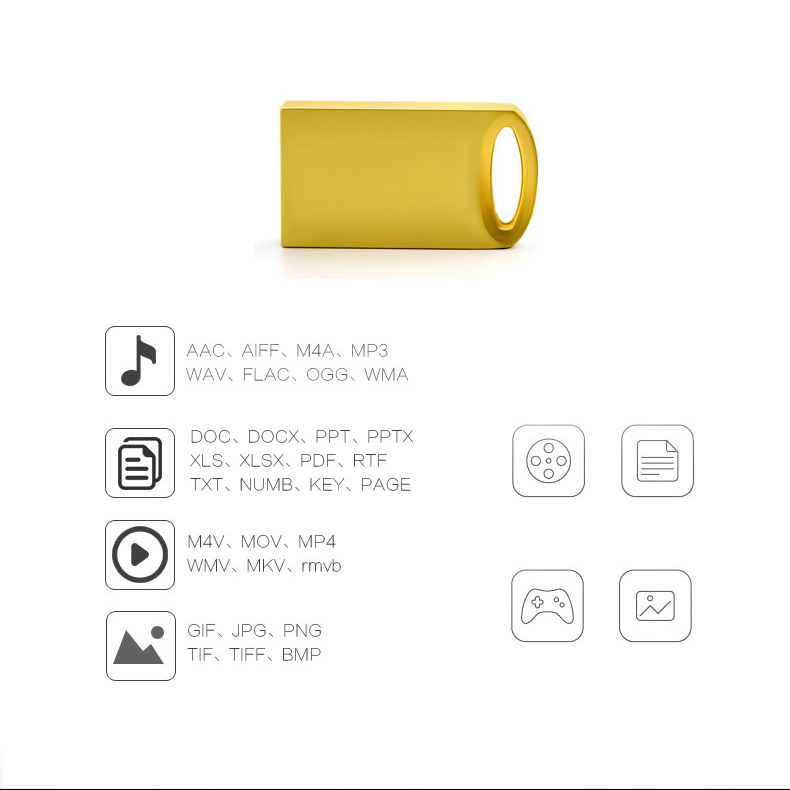 Mini metal 32G USB Flash Drives Music flash disk flashdisk pendrive USB Flash Drive flashdrive flash disks pen drive u disk