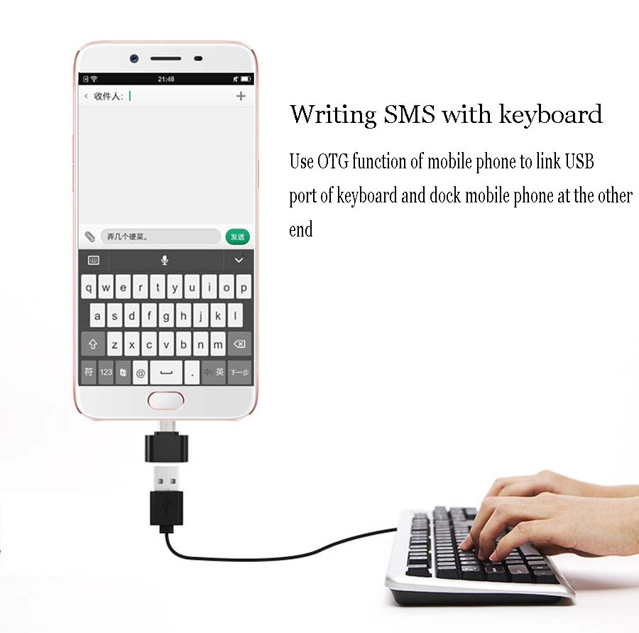 FitDisk android OTG adapter Micro to USB USB to Android Flash disk reader  USB Adapte