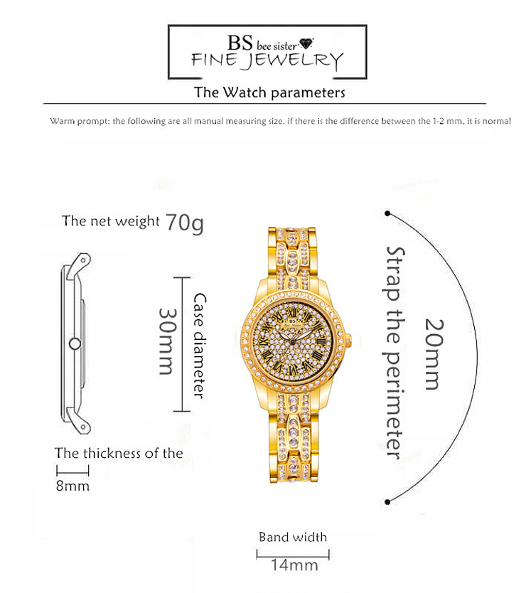 New hot sale high-end brand women watch Full diamond ladies watch  chain watch WomenWatche Women Watche WomenWatche WomenWatches Bags & Fashion > Women's Fashion Accessories