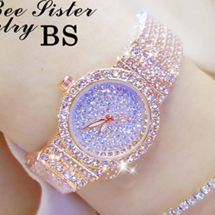 Women Fashion Rhinestone Wristwatch Women Watch Ladies Classic Luxury Quartz Watch  Women Watches  WomenWatches  WomenWatche  Bags & Fashion > Women's Fashion Accessories >