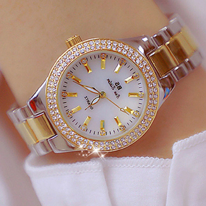 Fashion Rhinestone Wristwatch Women Watch Ladies Classic Luxury Quartz Watch High grade linked list  Women Watches  WomenWatches  WomenWatche  Bags & Fashion > Women's Fashion Accessories >