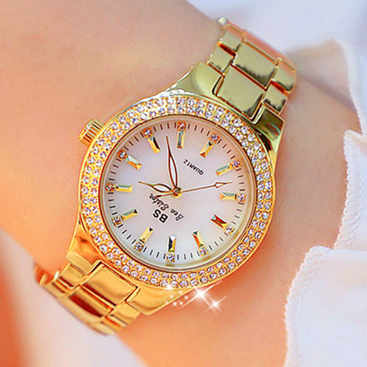 Fashion Rhinestone Wristwatch Women Watch Ladies Classic Luxury Quartz Watch High grade linked list  Women Watches  WomenWatches  WomenWatche  Bags & Fashion > Women's Fashion Accessories >