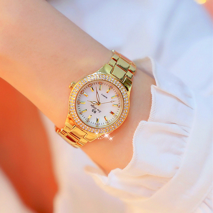 Fashion Rhinestone Wristwatch Women Watch Ladies Classic Luxury Quartz Watch High grade linked list  Women Watches  WomenWatches  WomenWatche  Bags & Fashion > Women's Fashion Accessories >