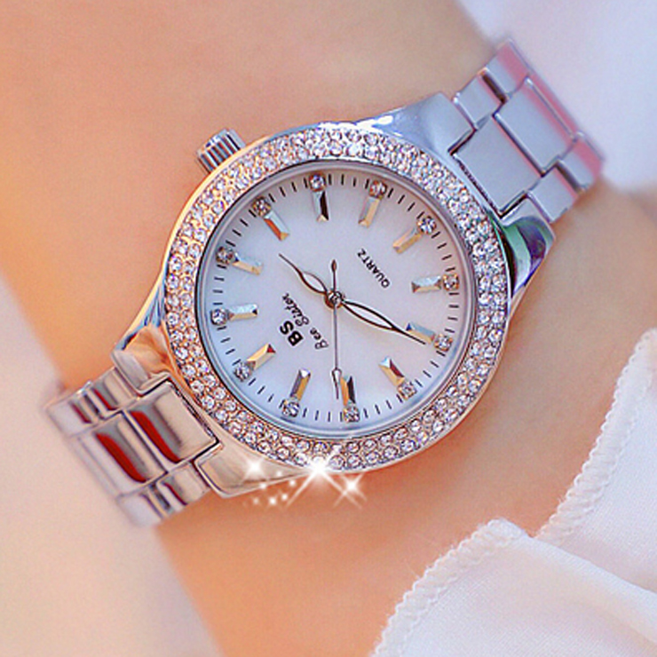 Fashion Rhinestone Wristwatch Women Watch Ladies Classic Luxury Quartz Watch High grade linked list  Women Watches  WomenWatches  WomenWatche  Bags & Fashion > Women's Fashion Accessories >