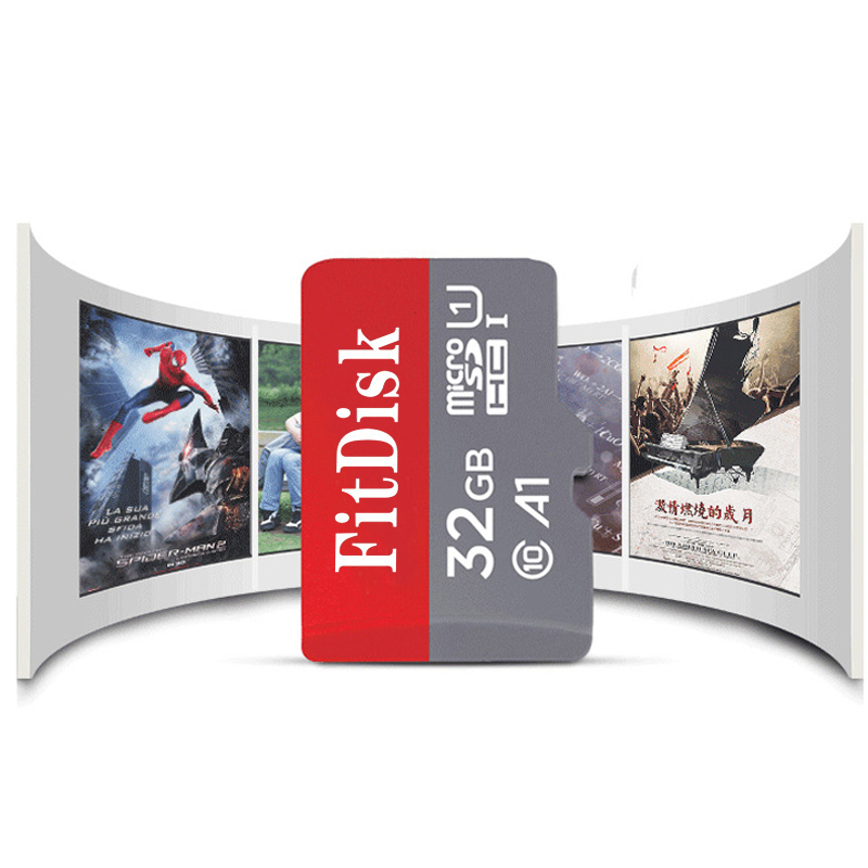 FitDdisk High Speed Class 10 32G Memory Card TF Micro SD Card Red Micro sd C10 Memory Cards