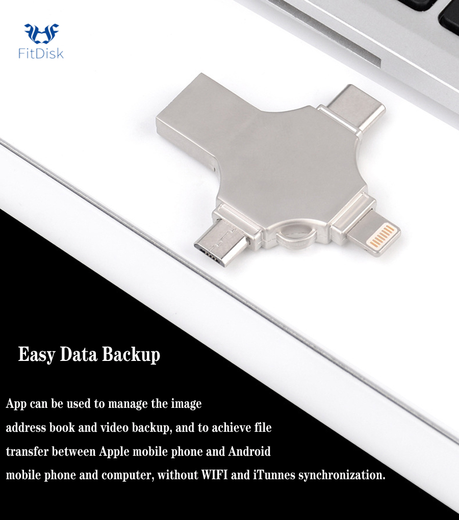 Applicable to iphone Android Type-c USB 3.0 USB Flash Drives flash disk flsahdisk flash drive flashdrive  flsahdisks flashdrives Computers & Accessories > Data Storage >
