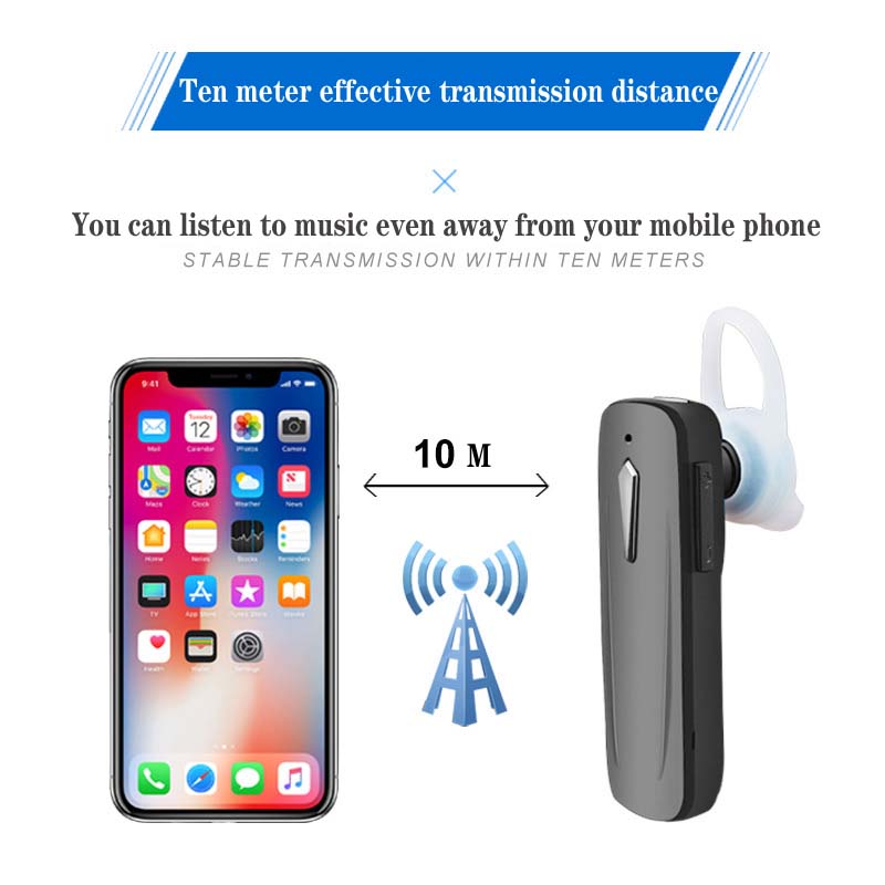 Mini Wireless Sports Bluetooth Wireless Earphone Stereo high-quality Earphone Wireless Earbud Ear Pods Stereophone with Mic Bluetooth Earphonesiphones samsung huawei white