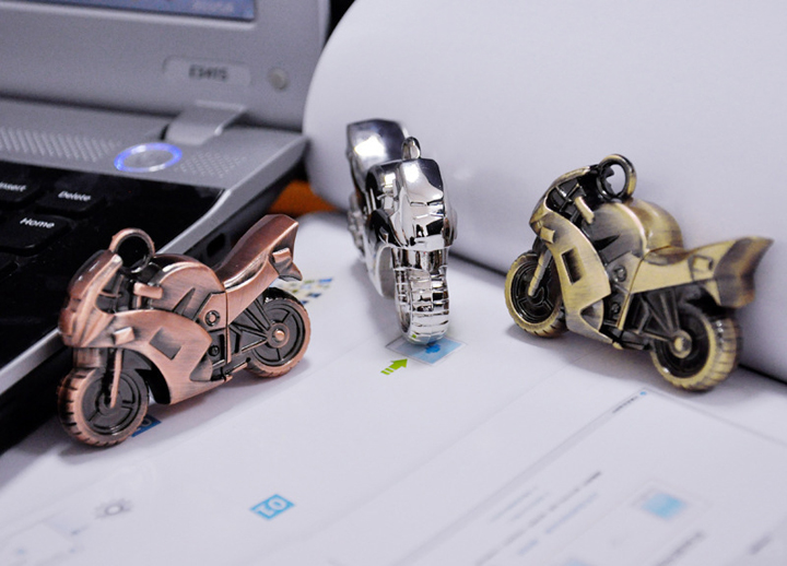 Creative all-metal motorcycle model flash drive 32G 64G 128G USB Flash Drives flash disk flashdisk pendrive flashdrive flash disks  Computers & Accessories > Data Storage