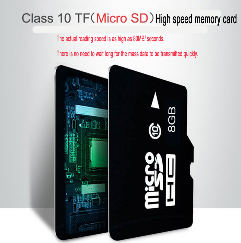 High Speed Class 10 TF MicroSD Card 32GB Memory Card Red Micro sd Memory Cards MemoryCards pendrive pendrives Phones & Accessories > Mobile Accessories >