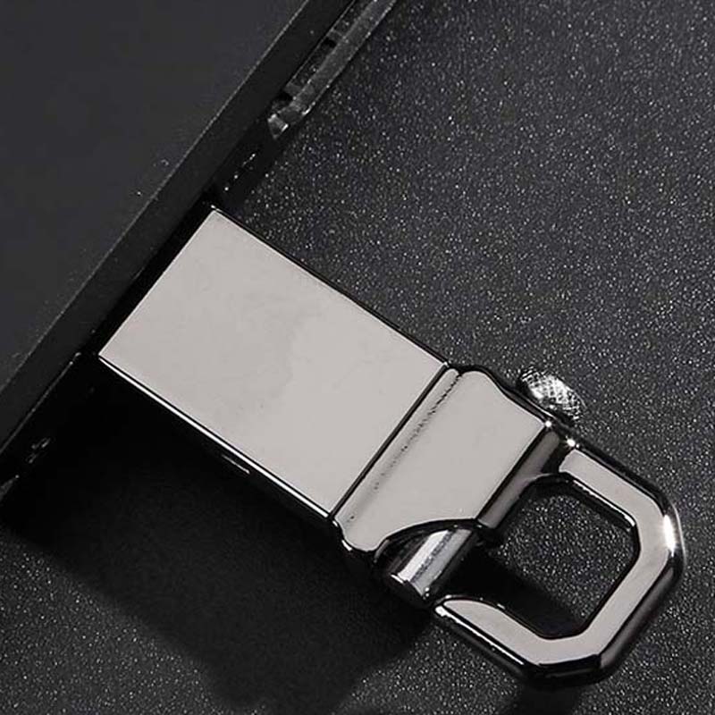 [+2 Free OTG Adapters]Metal rotating flash disk 32G 64G 128G business gifts creative flash disk flashdisk  USB Flash Drives USB Flash Drive U disc pendrive  pen drive Data Storage Memory USB Disk