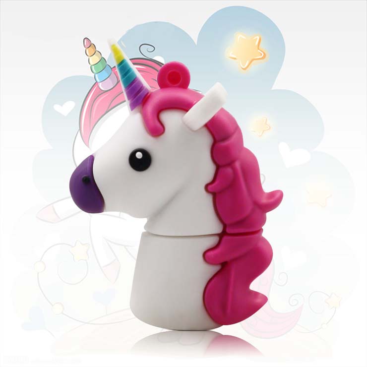 New creative Unicorn PVC cartoon 32g flash disk flashdisk flash drive flashdisks USB Flash Drives  flashdrive  flashdrives pendrive pendrives Computers & Accessories > Data Storage >