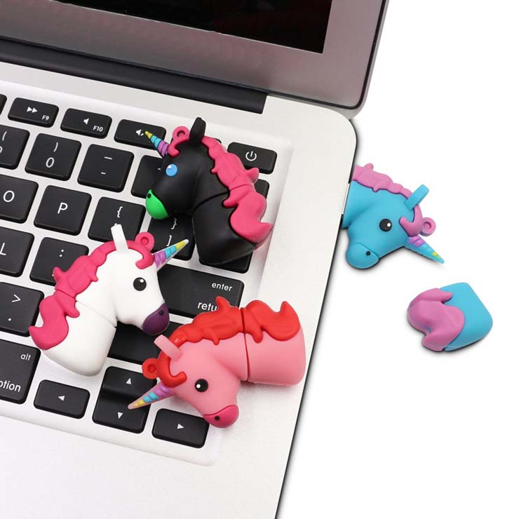 New creative Unicorn PVC cartoon 32g flash disk flashdisk flash drive flashdisks USB Flash Drives  flashdrive  flashdrives pendrive pendrives Computers & Accessories > Data Storage >